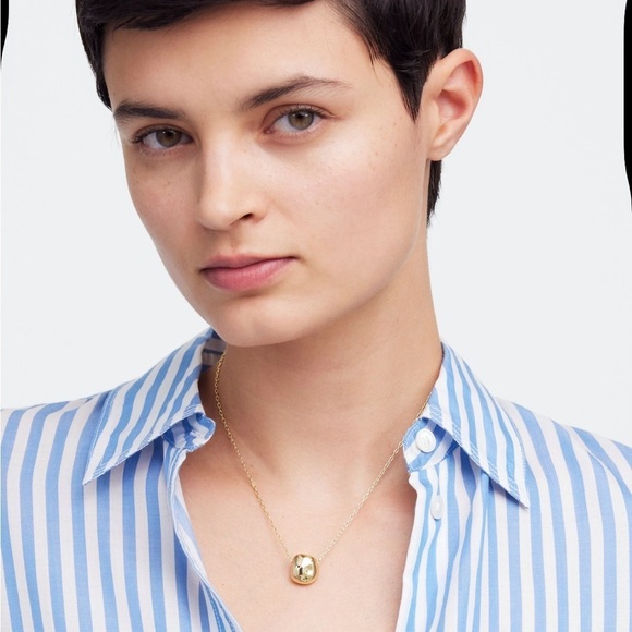 Nwot Madewell Organic Nugget Choker Necklace - Picture 2 of 3